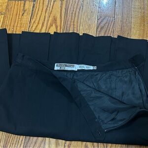 Vintage Wool Pleated Skirt